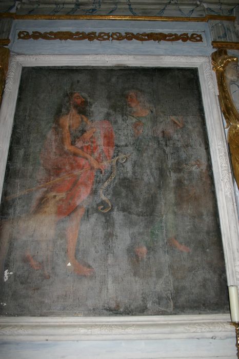 Tableau du retable de la chapelle de saint Joseph - © Ministère de la Culture (France), Conservation des antiquités et des objets d’art de Haute-Loire, tous droits réservés