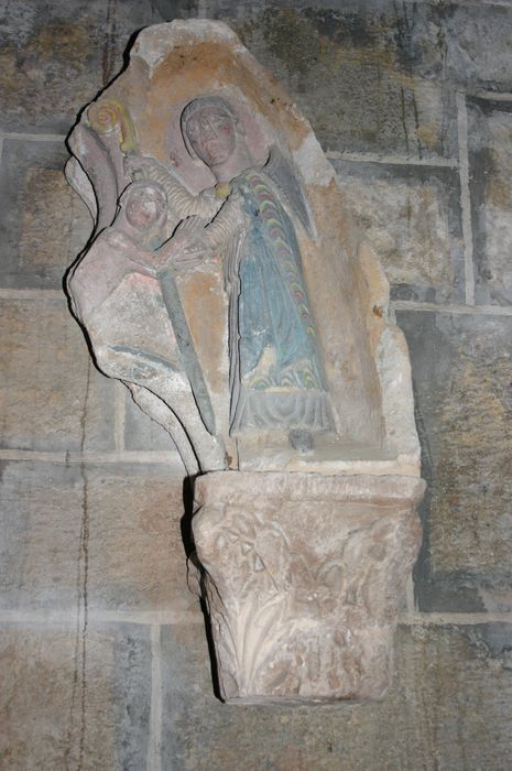 tombeau de l'évêque saint Etienne de Chalancon, détail