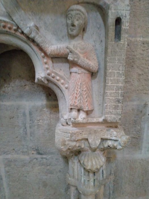 tombeau de l'évêque saint Etienne de Chalancon, détail