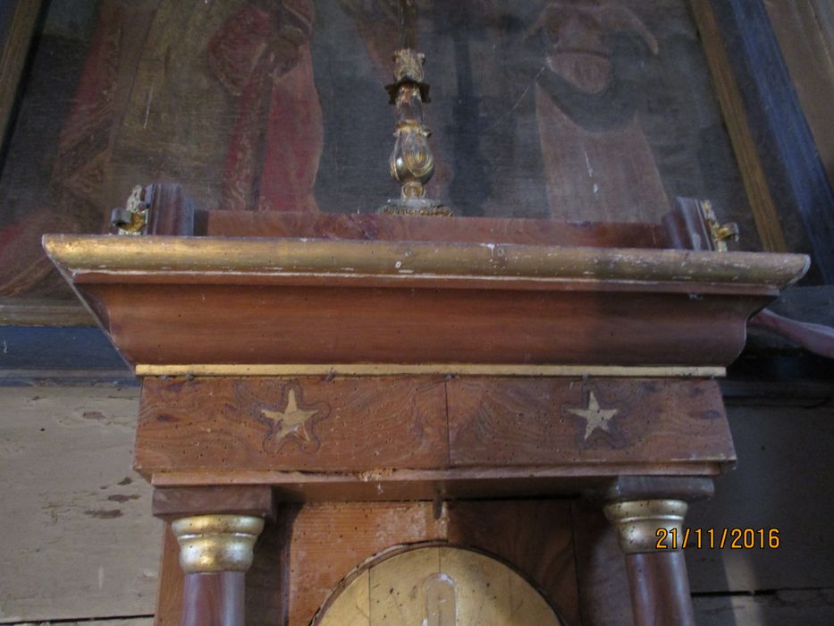 tabernacle du maître-autel, style Empire, détail