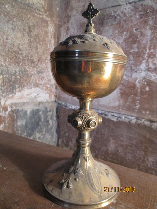 ciboire - © Ministère de la Culture (France), Conservation des antiquités et des objets d’art de Haute-Loire, tous droits réservés