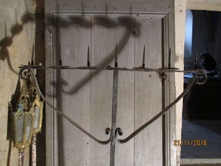 chandelier, vue partielle - © Ministère de la Culture (France), Conservation des antiquités et des objets d’art de Haute-Loire, tous droits réservés