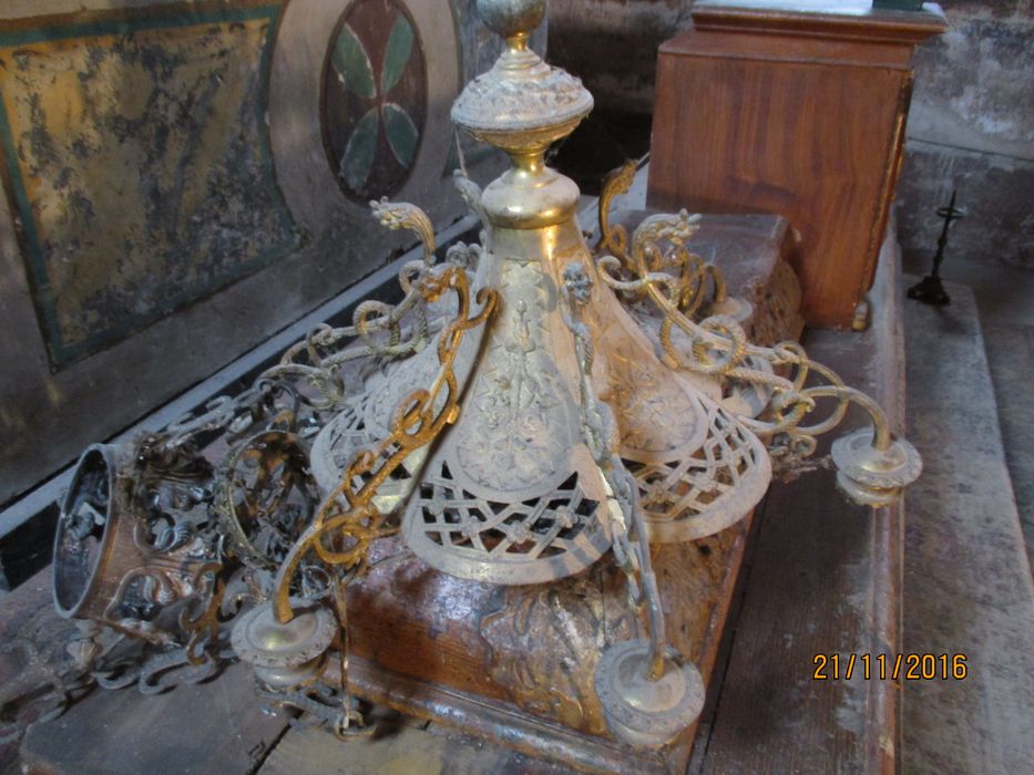 lustre - © Ministère de la Culture (France), Conservation des antiquités et des objets d’art de Haute-Loire, tous droits réservés