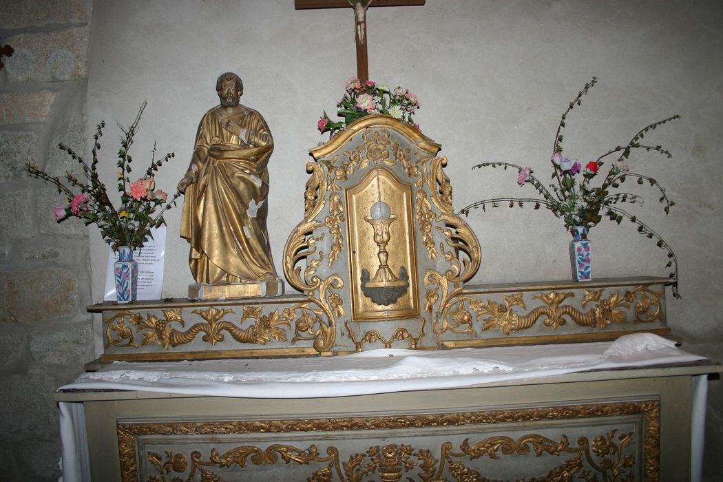 autel du Sacré-Coeur, vue partielle - © Ministère de la Culture (France), Conservation des antiquités et des objets d’art de Haute-Loire, tous droits réservés