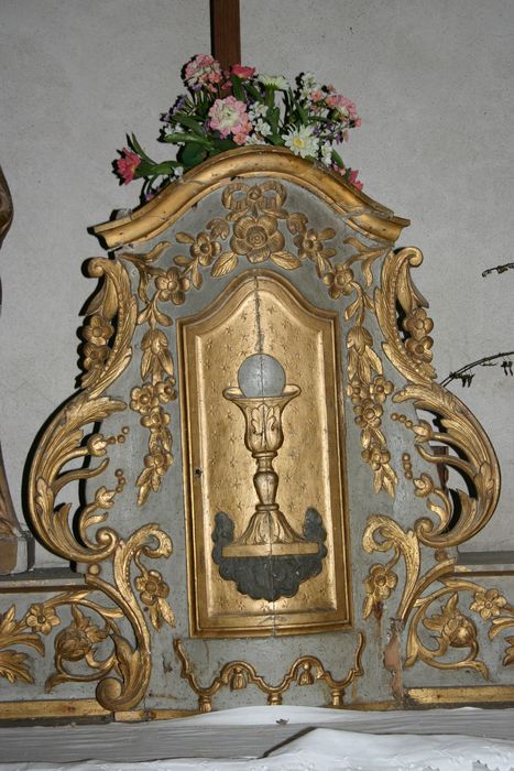 autel du Sacré-Coeur, détail du tabernacle - © Ministère de la Culture (France), Conservation des antiquités et des objets d’art de Haute-Loire, tous droits réservés