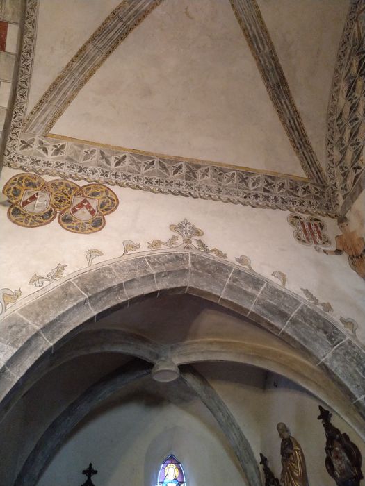Eglise Saint-Sébastien : Peintures monumentales, vue partielle