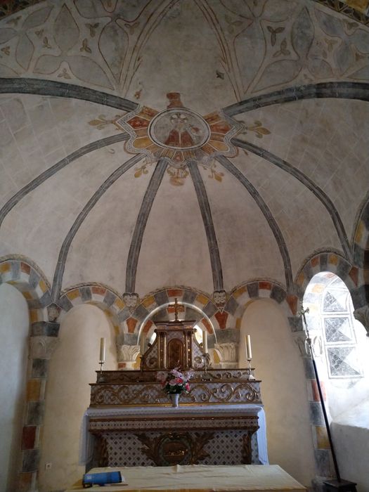 Eglise Saint-Sébastien : Peintures monumentales, vue partielle