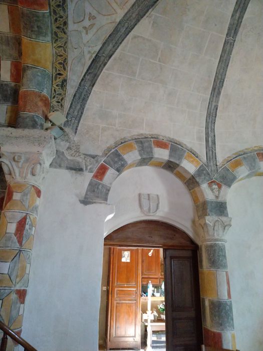 Eglise Saint-Sébastien : Peintures monumentales, vue partielle