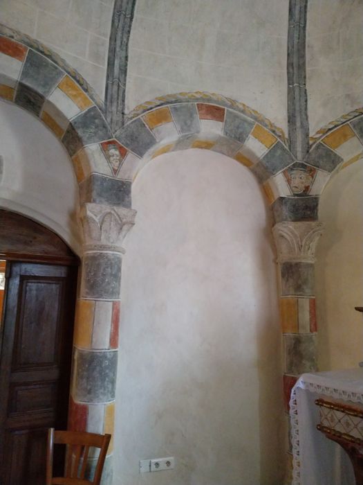 Eglise Saint-Sébastien : Peintures monumentales, vue partielle