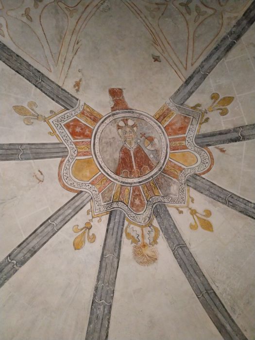 Eglise Saint-Sébastien : Peintures monumentales, vue partielle