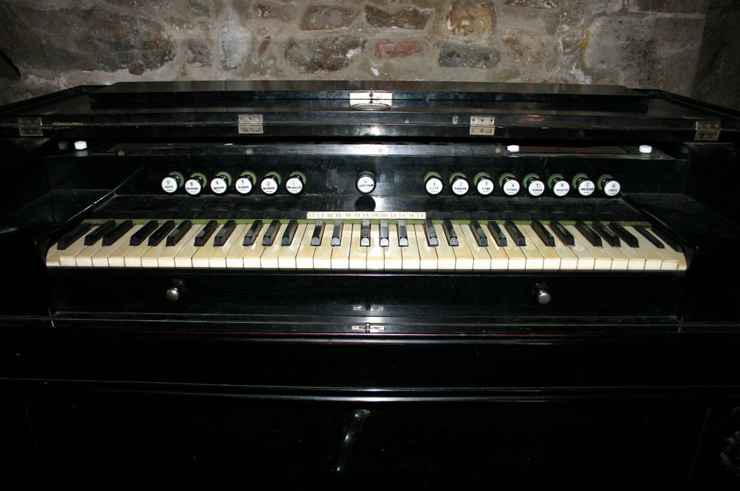 harmonium, vue partielle