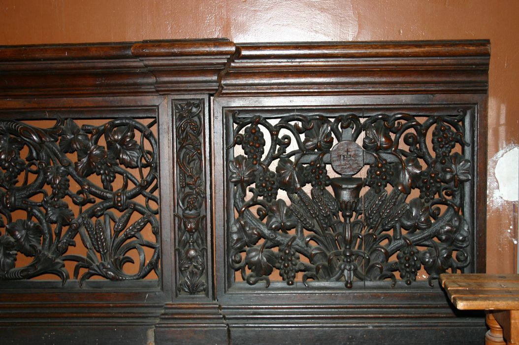 clôture d'autel (table de communion), détail