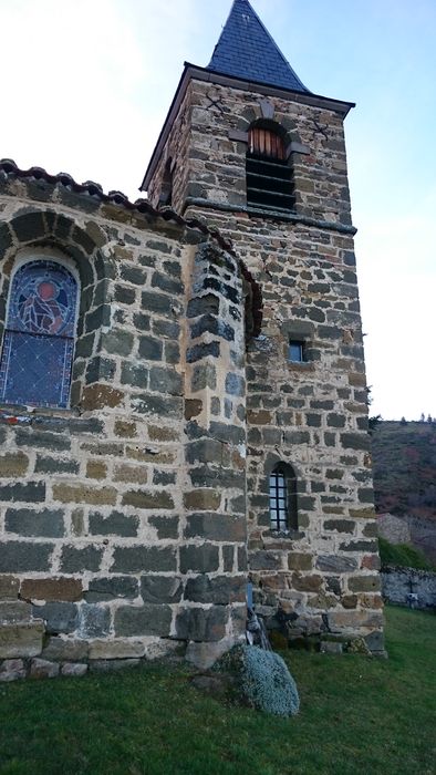 Eglise Saint-Jean-Baptiste : Clocher, élévation nord, vue générale