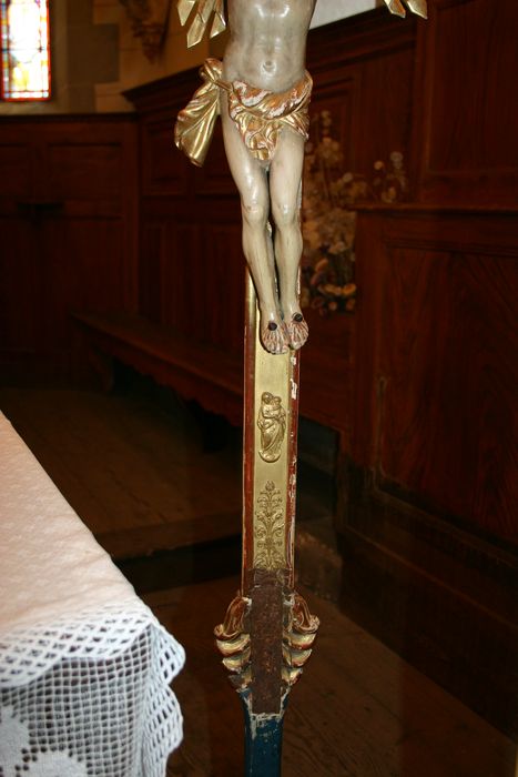 croix de procession, détail