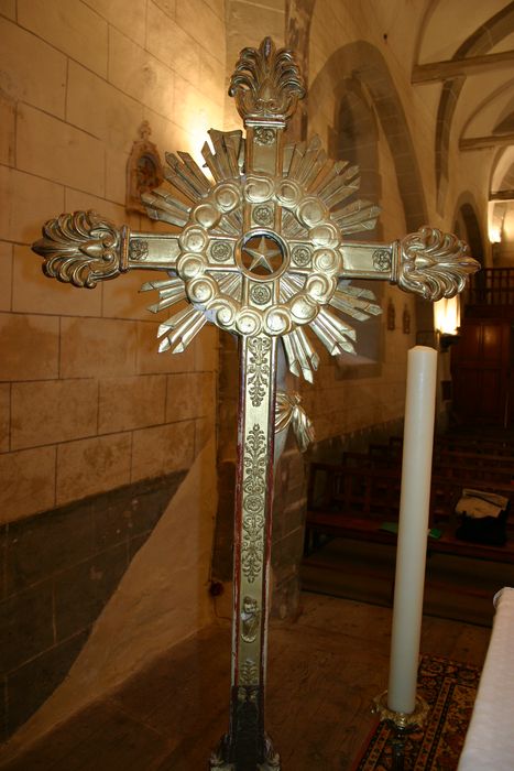 croix de procession, revers, vue générale