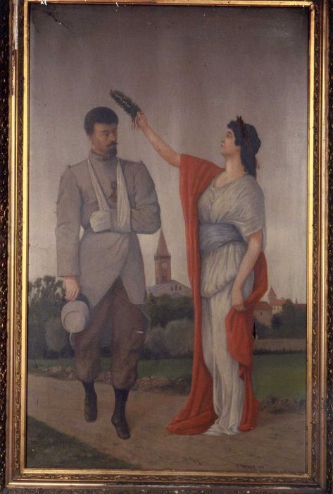 tableau commémoratif des morts de la guerre de 1914-1918 - © Ministère de la Culture (France), Conservation des antiquités et des objets d’art de Haute-Loire, tous droits réservés