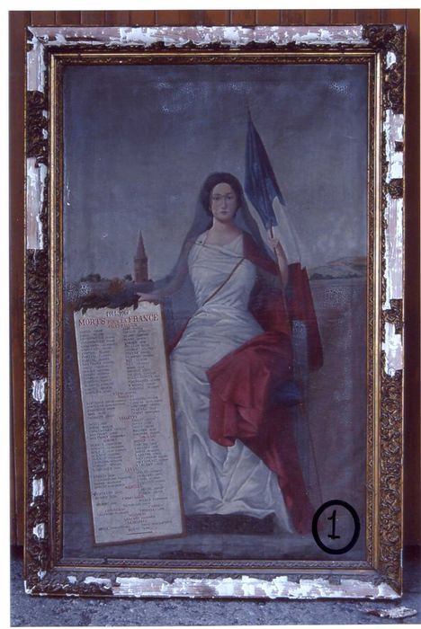 tableau commémoratif des morts de la guerre de 1914-1918