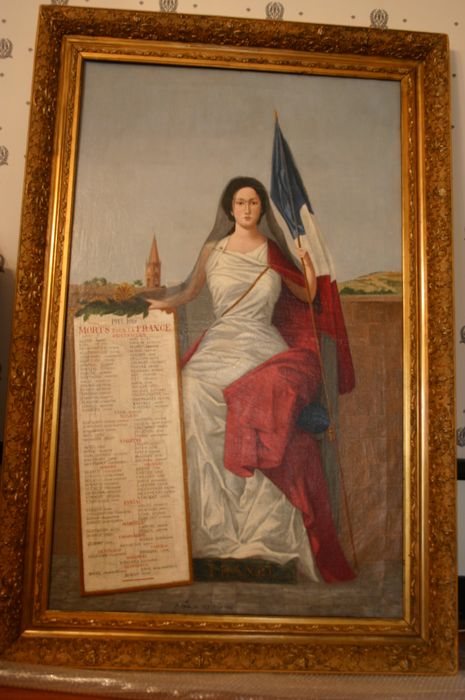 tableau commémoratif des morts de la guerre de 1914-1917