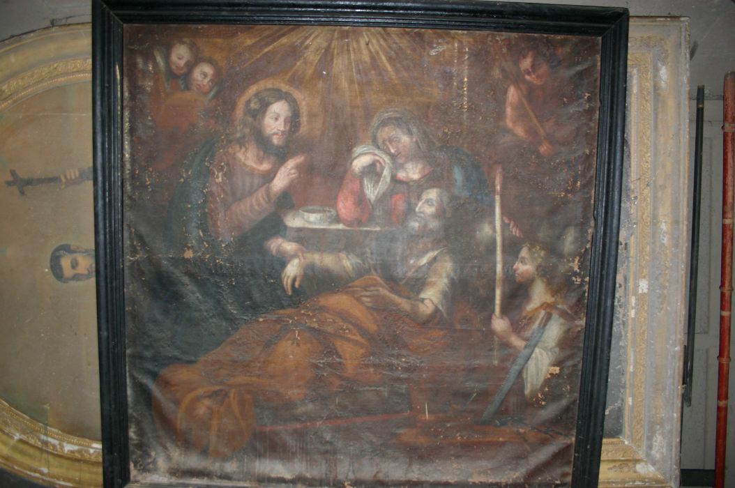 tableau : La Mort de Joseph - © Ministère de la Culture (France), Conservation des antiquités et des objets d’art de Haute-Loire, tous droits réservés