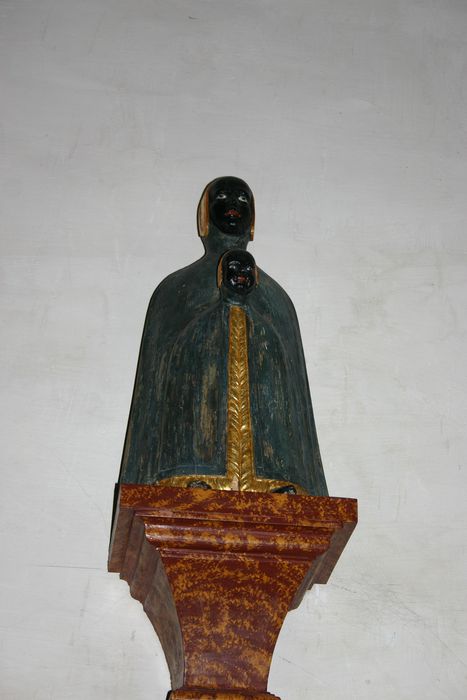 statue : Vierge noire et l'Enfant Jésus