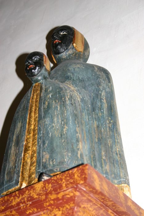 statue : Vierge noire et l'Enfant Jésus