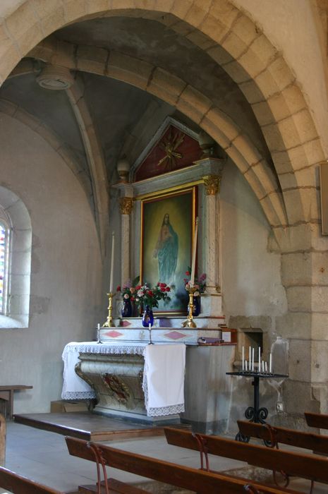 Autel du Sacré-Coeur et retable