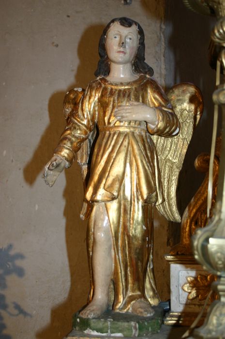 autel (maître-autel), détail d'une statuette d'ange