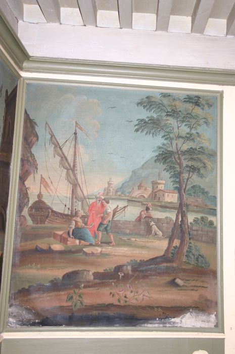 toile peinte (décor mural)