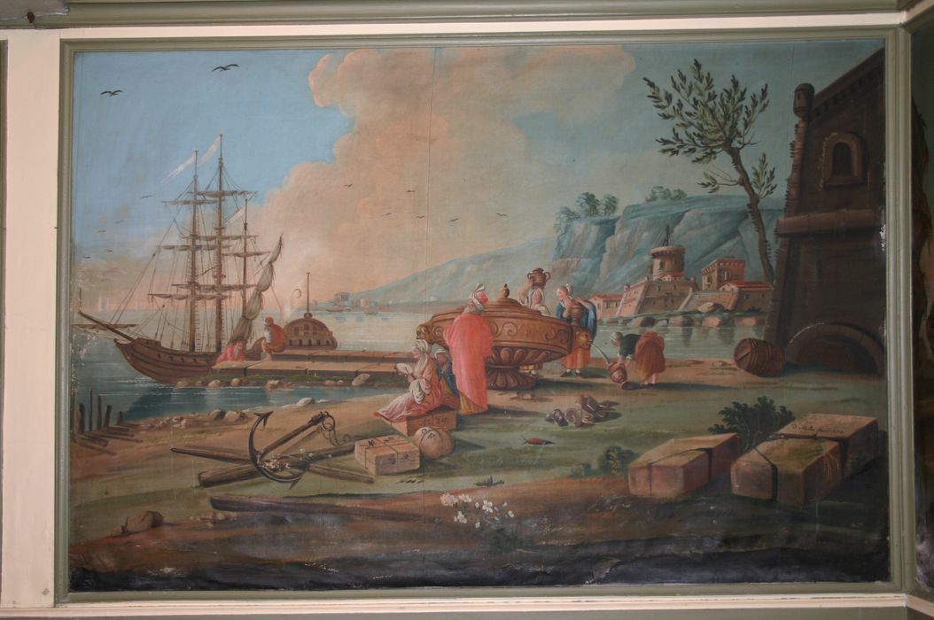 toile peinte (décor mural)