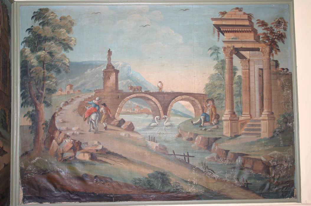 toile peinte (décor mural)