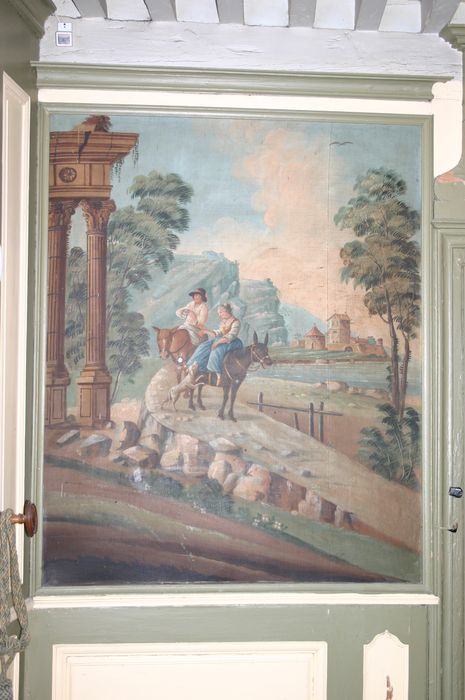 toile peinte (décor mural)