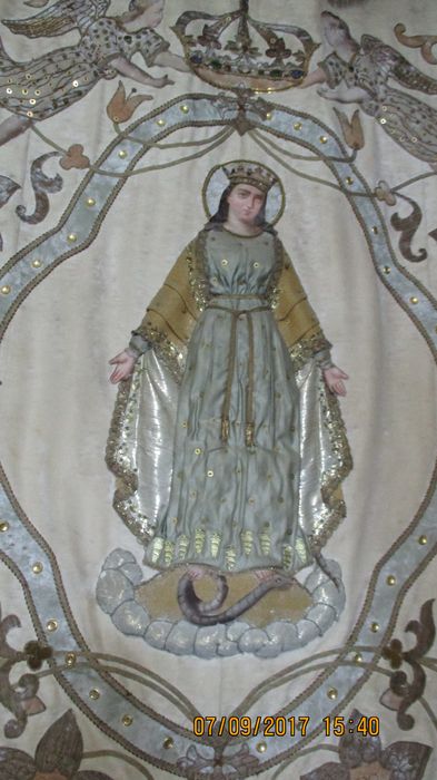 bannière : Vierge de l'Immaculée Conception - © Ministère de la Culture (France), Conservation des antiquités et des objets d’art de Haute-Loire, tous droits réservés