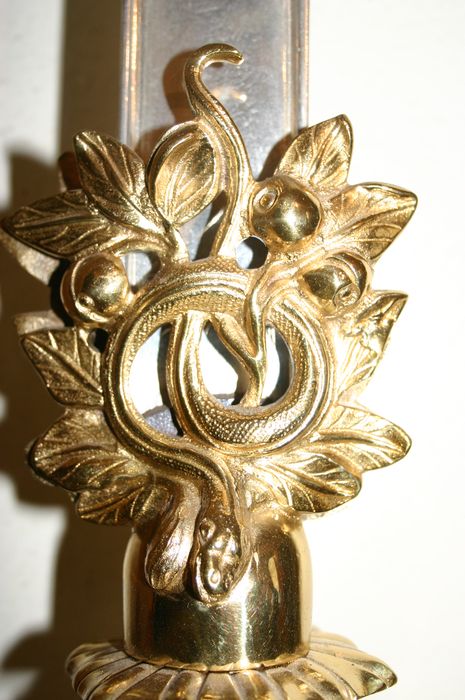 croix de procession, détail