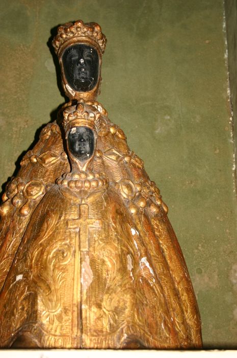 groupe sculpté : Vierge noire à l'Enfant dite Notre-Dame de Solignac