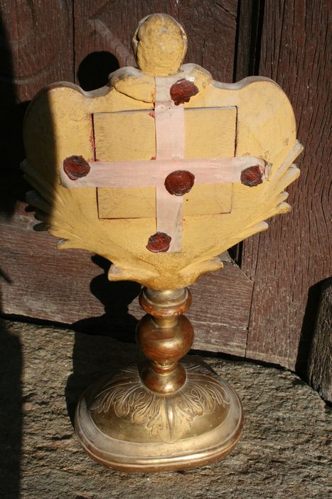 reliquaire, revers, vue générale - © Ministère de la Culture (France), Conservation des antiquités et des objets d’art de Haute-Loire, tous droits réservés