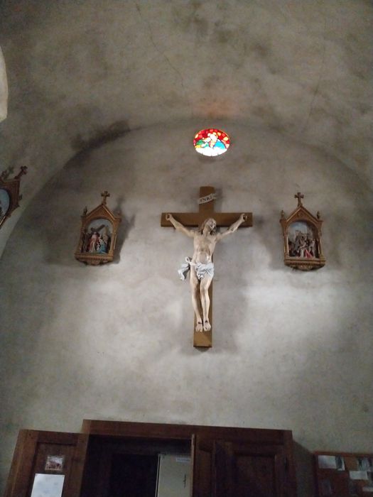 statue : Christ en croix - © Ministère de la Culture (France), Conservation des antiquités et des objets d’art de Haute-Loire, tous droits réservés