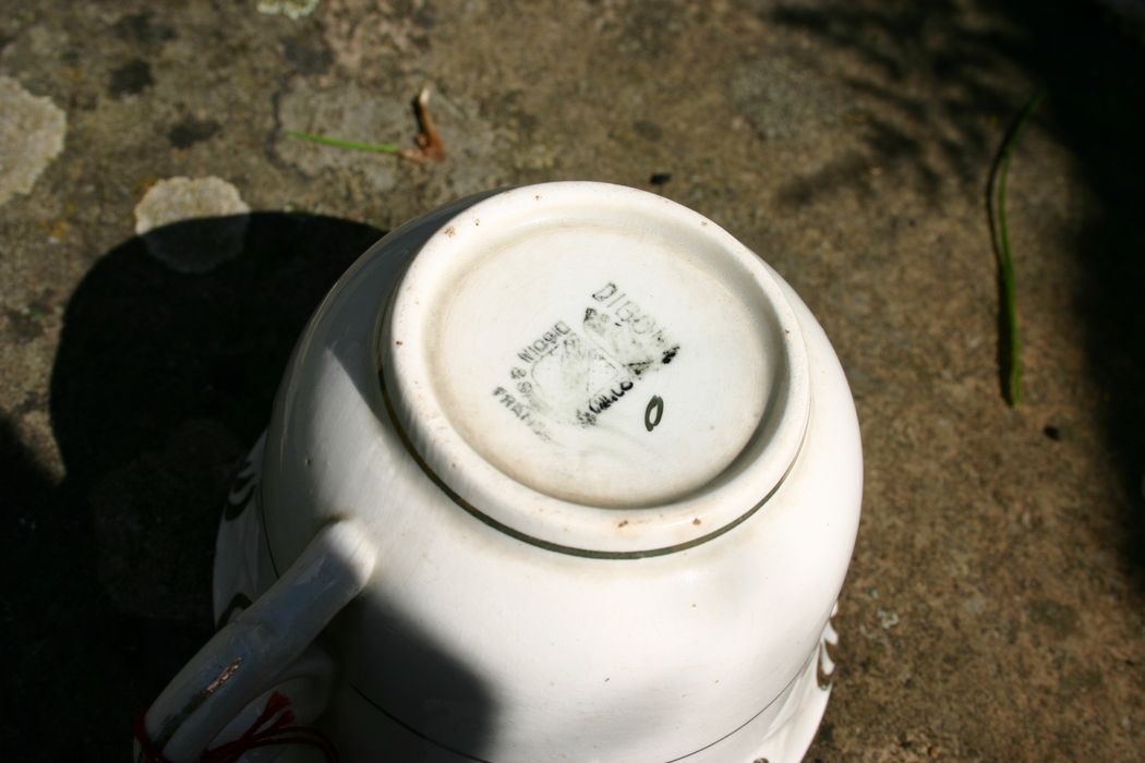 tasse, détail