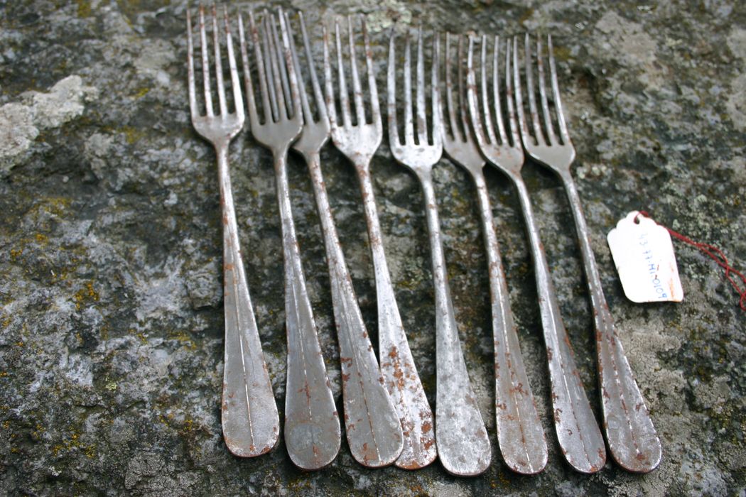 huit fourchettes - © Ministère de la Culture (France), Conservation des antiquités et des objets d’art de Haute-Loire, tous droits réservés