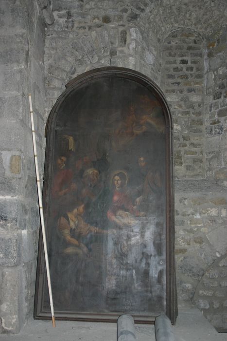 tableau : Adoration des bergers (l') - © Ministère de la Culture (France), Conservation des antiquités et des objets d’art de Haute-Loire, tous droits réservés