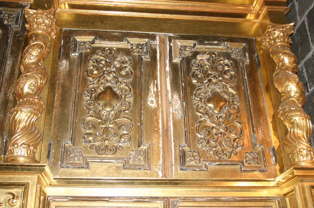 armoire à reliquaires, détail