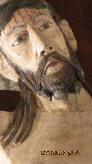 Christ en croix, détail