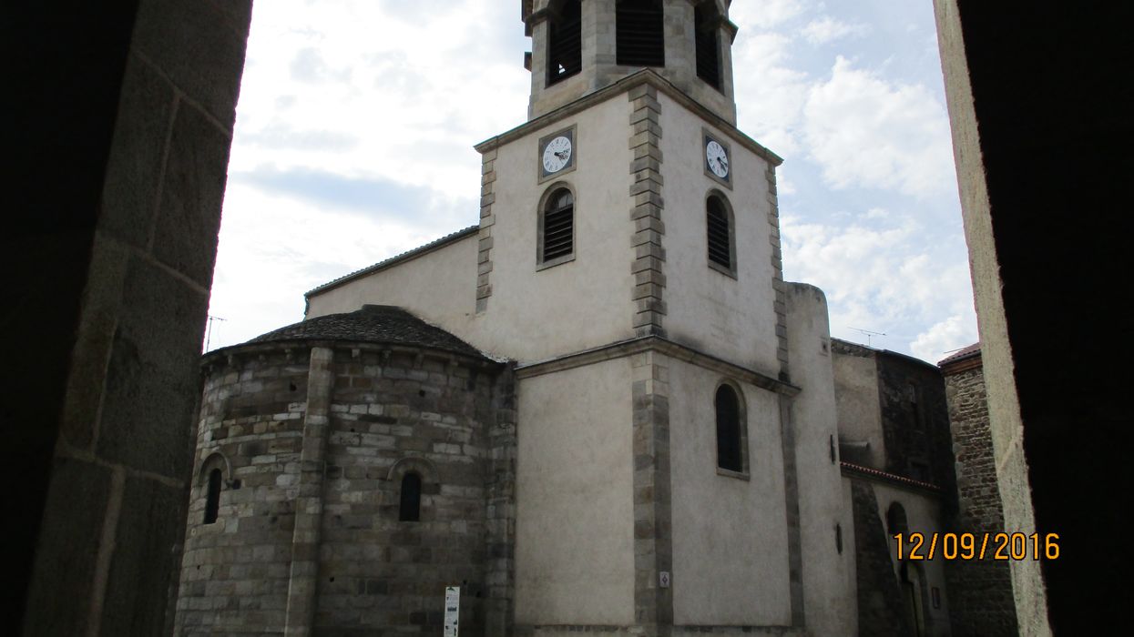 Eglise Saint-Géraud : Ensemble nord-est, vue partielle