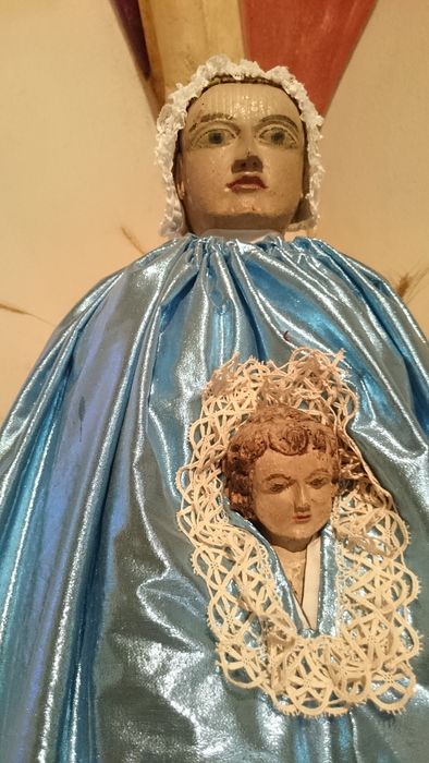 statue : Vierge à l'Enfant - © Ministère de la Culture (France), Conservation des antiquités et des objets d’art de Haute-Loire, tous droits réservés