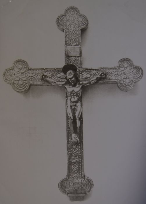 croix de procession : Christ en croix