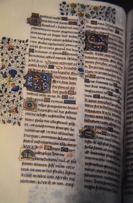 manuscrit, dit pontifical de Mende, détail