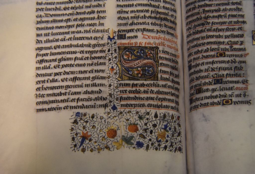 manuscrit, dit pontifical de Mende, détail