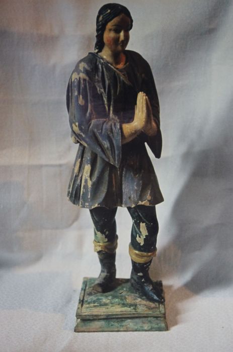santon de crèche : Berger - © Ministère de la Culture (France), Conservation des antiquités et des objets d’art de Haute-Loire – Tous droits réservés