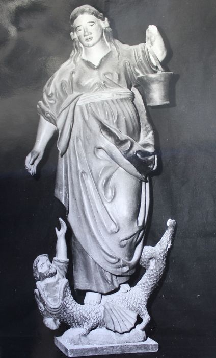 statue : Sainte Marthe - © Ministère de la Culture (France), Conservation des antiquités et des objets d’art de Haute-Loire – Tous droits réservés