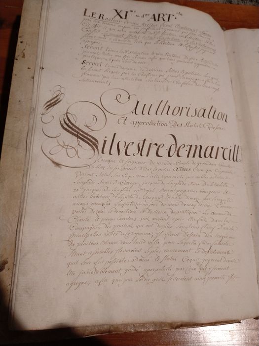 manuscrit, registre : Réglementation et délibérations de 1662 à 1951