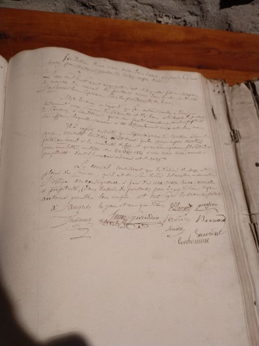 manuscrit, registre : Réglementation et délibérations de 1662 à 1951